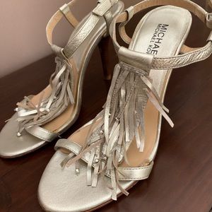 Michael Kors metallic heels